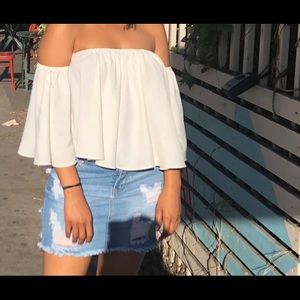 Flowy off the shoulder top